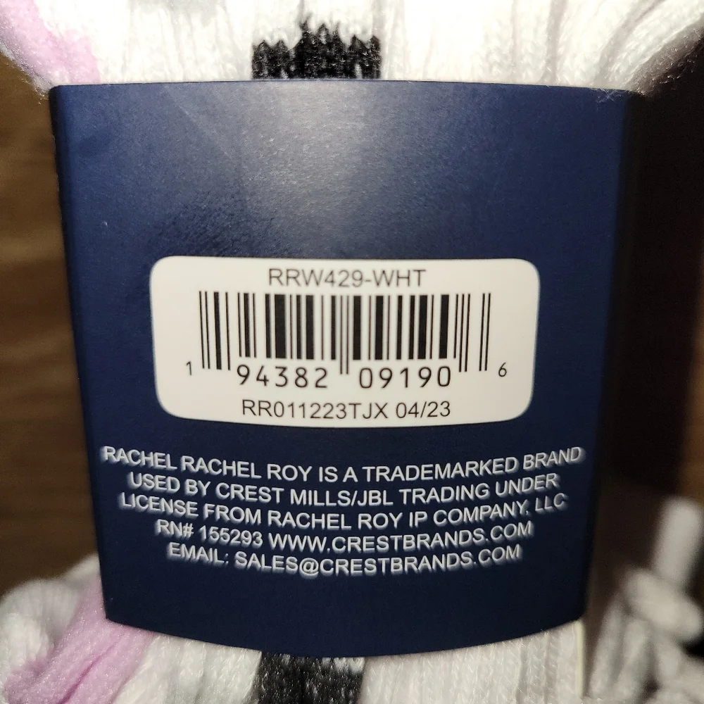 Rachel Rachel Roy 10 Pairs White Women’s Low Cut Socks Size 9-11 New